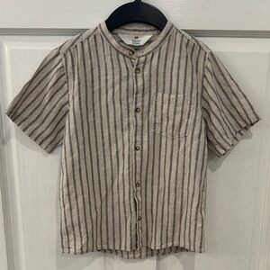H&M Boys Button Down Shirt Size 7